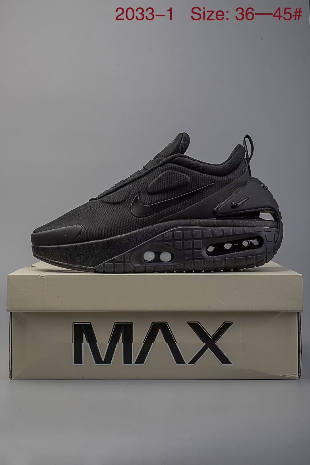 Women Nike Air MAX M 1 All Black Shoes